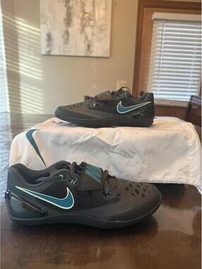 Nike Zoom Rotational 6 Track Throwing Shoes Mens Sz 8 Anthracite FZ9606-001